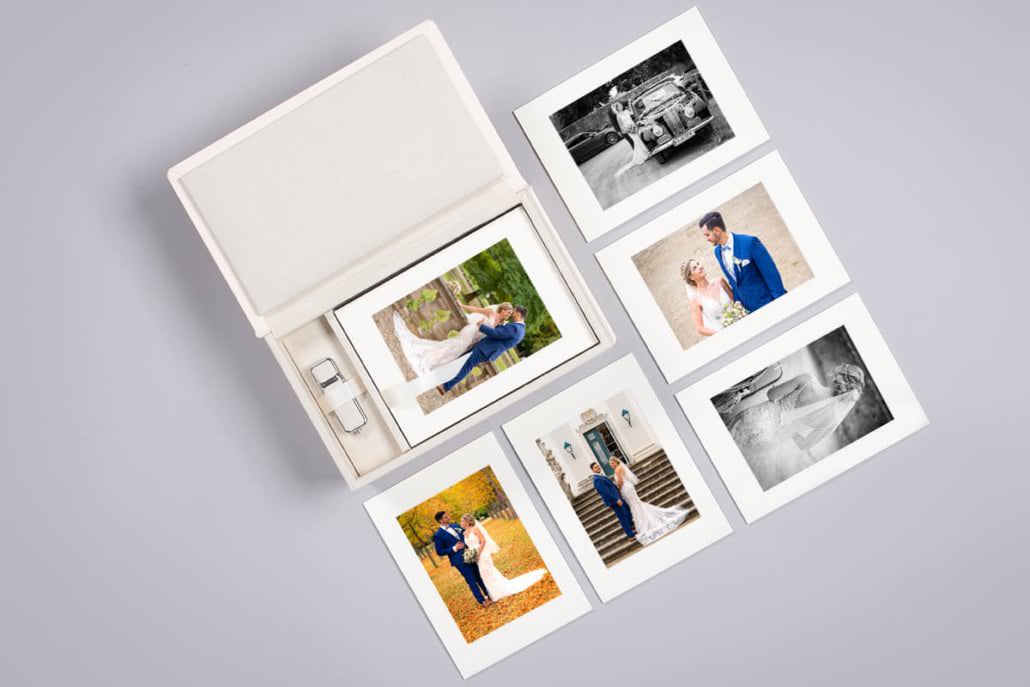Die Passepartout Box ist etwas ganz Exklusives für einzeln ausgewählte Fotos oder die Fotos von eurem Paarshooting