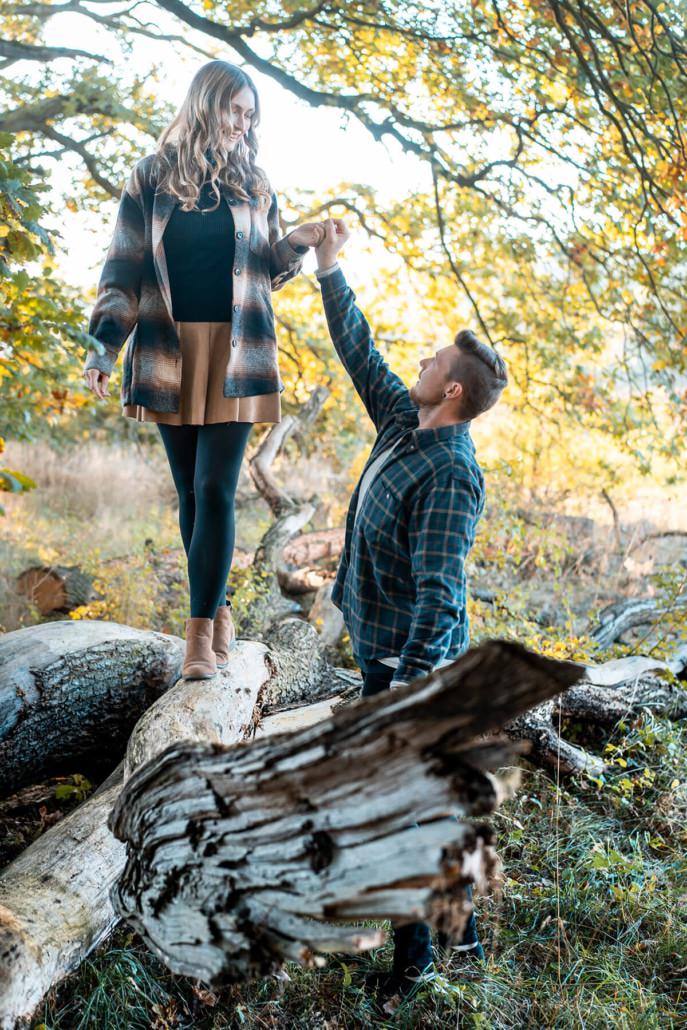 Paar Shooting von Jessica & David bei Marburg - 002