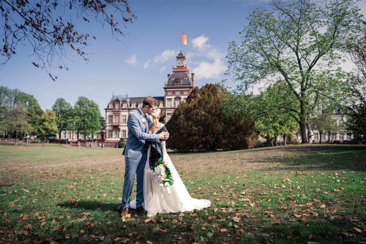 Standesamtliche Hochzeit im Schloss Philippsruhe in Hanau