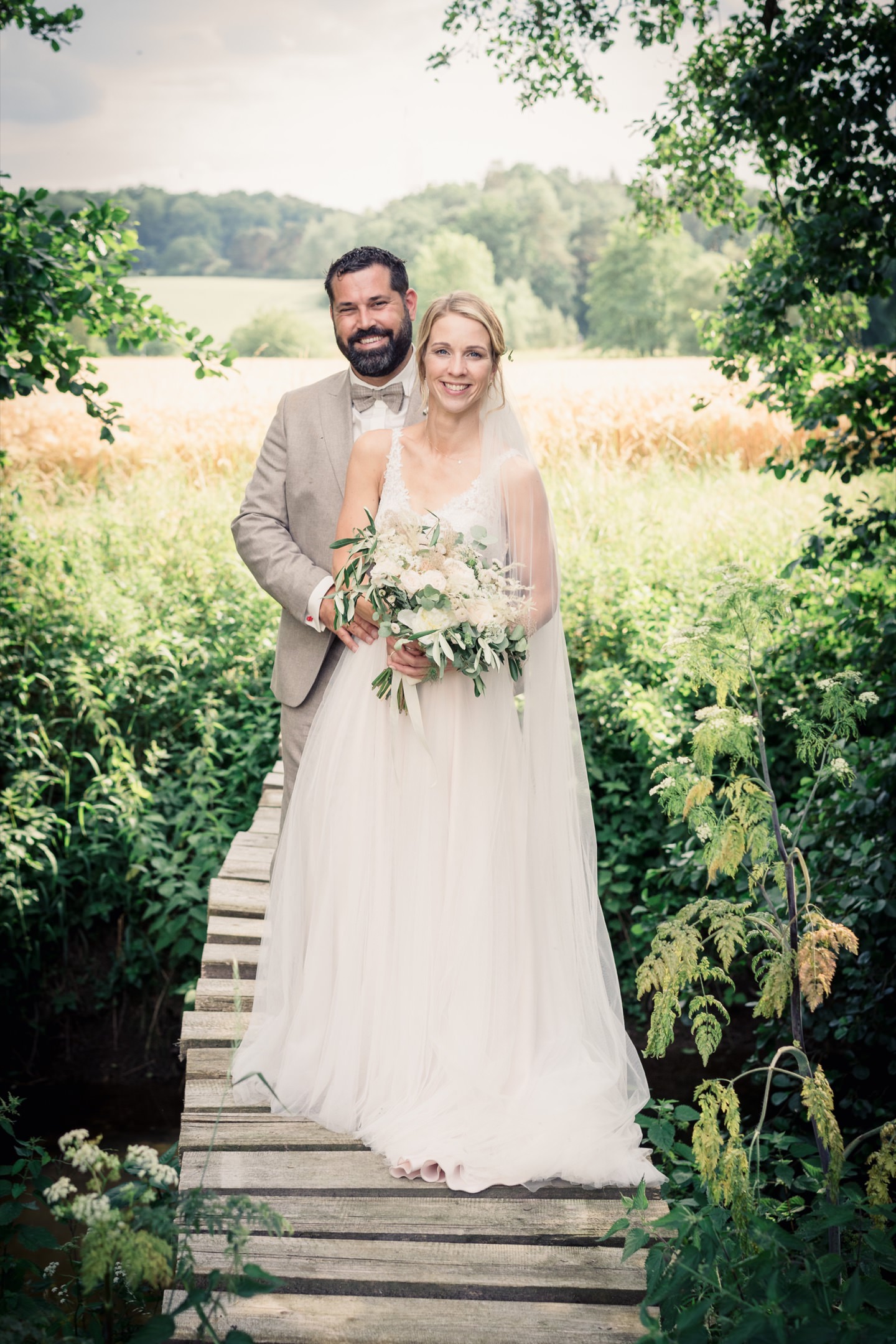 Sommerhochzeit - Ebsdorfergrund - Brautpaar-Shooting