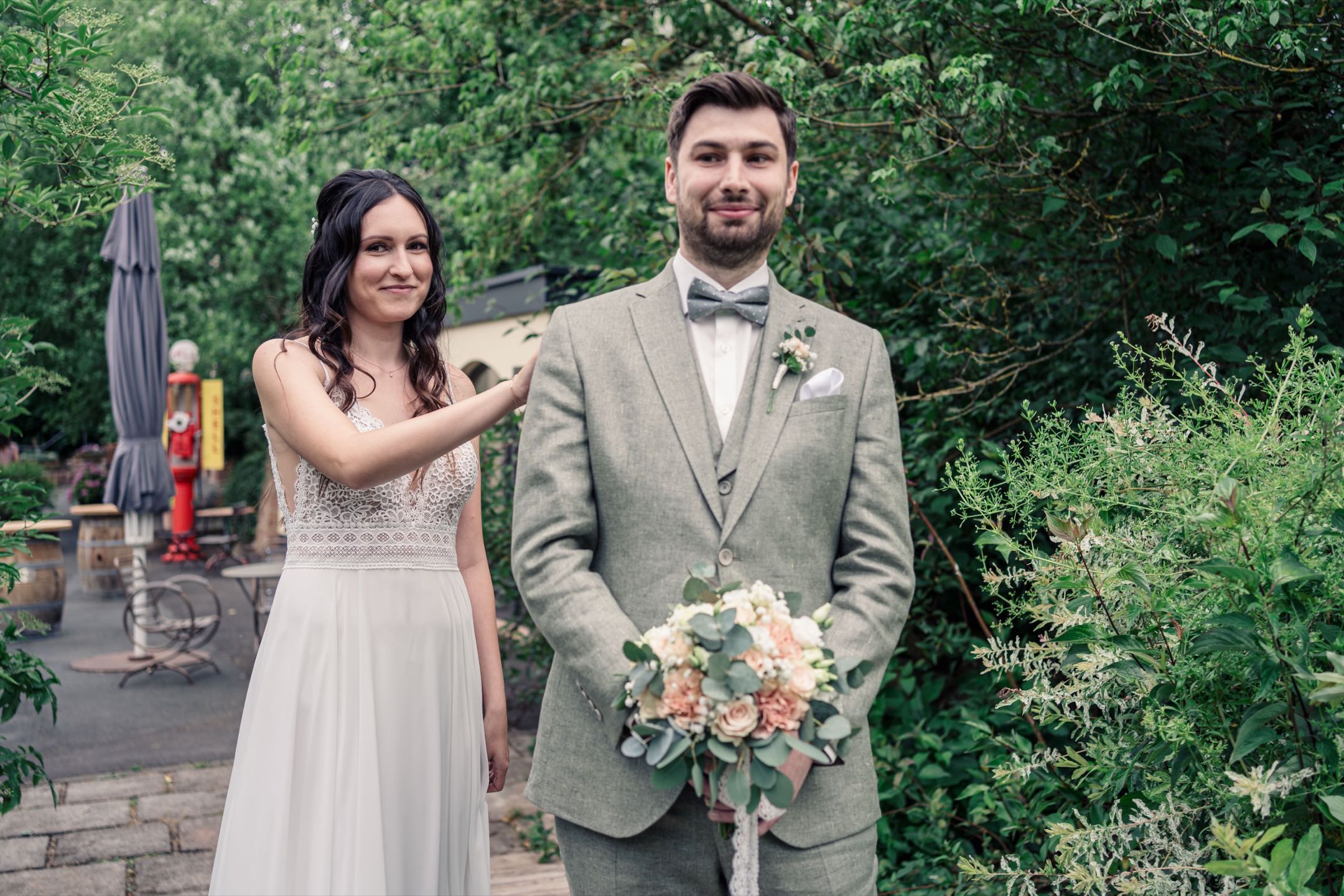 First Look Shooting: Die Braut ist da First Look Shooting: Die Braut ist da